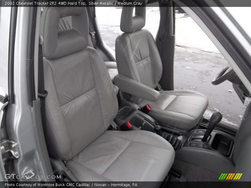 Silver Metallic / Medium Gray 2002 Chevrolet Tracker ZR2 4WD Hard Top