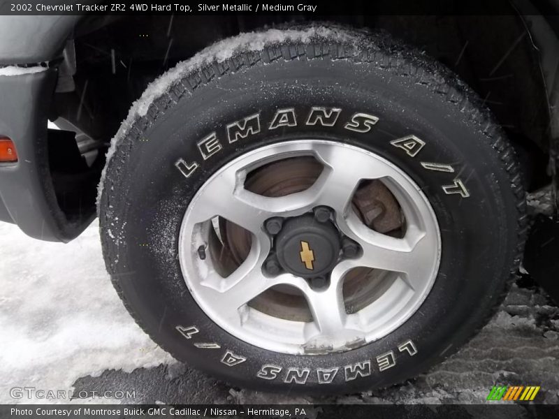 Silver Metallic / Medium Gray 2002 Chevrolet Tracker ZR2 4WD Hard Top