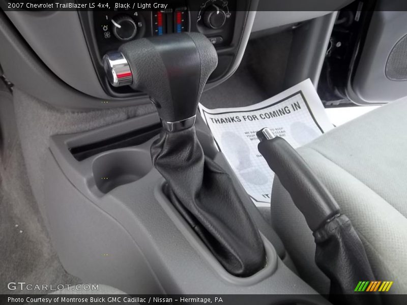 Black / Light Gray 2007 Chevrolet TrailBlazer LS 4x4