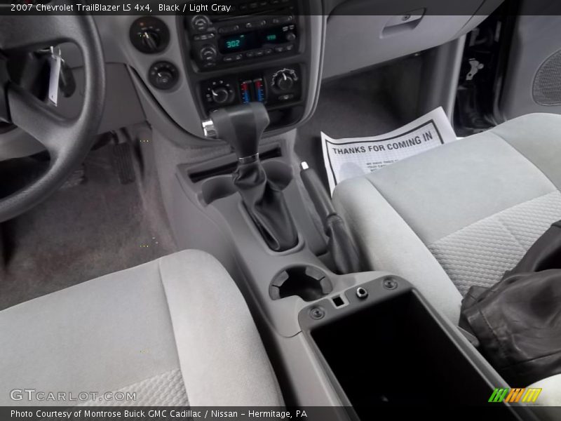 Black / Light Gray 2007 Chevrolet TrailBlazer LS 4x4