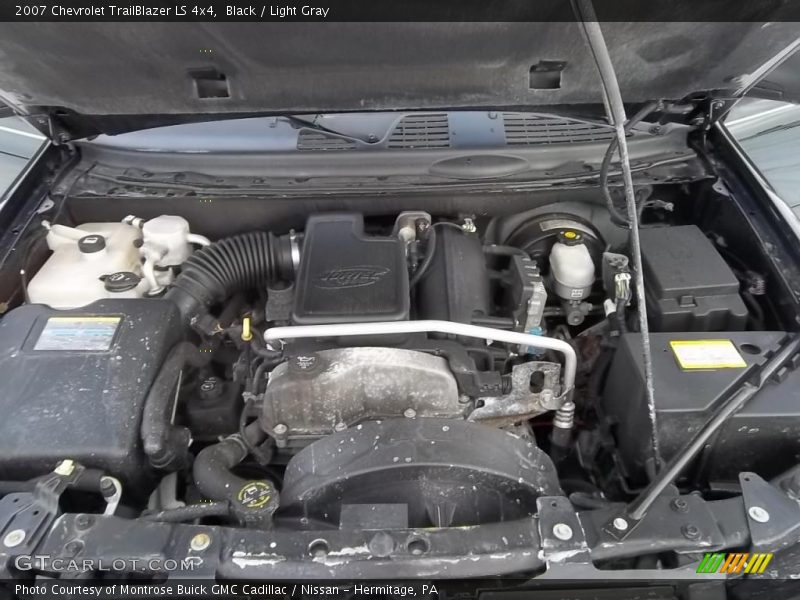 Black / Light Gray 2007 Chevrolet TrailBlazer LS 4x4