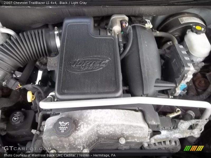 Black / Light Gray 2007 Chevrolet TrailBlazer LS 4x4