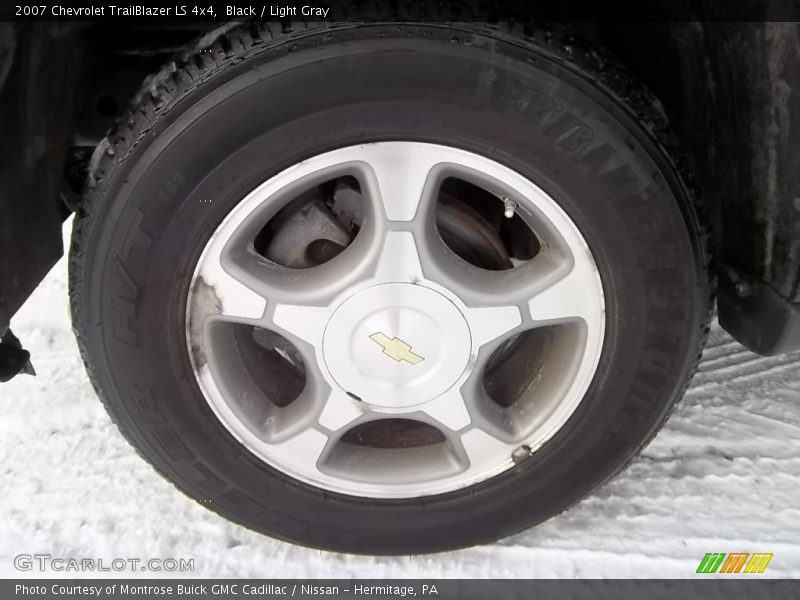 Black / Light Gray 2007 Chevrolet TrailBlazer LS 4x4