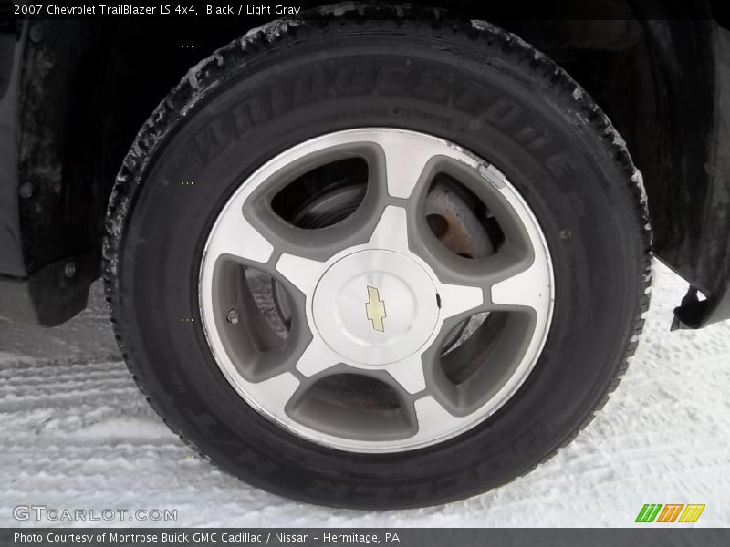 Black / Light Gray 2007 Chevrolet TrailBlazer LS 4x4