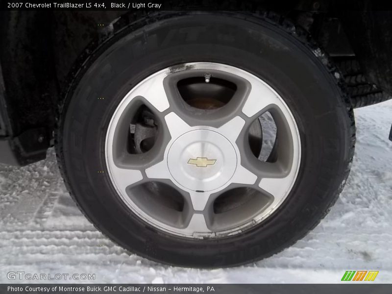 Black / Light Gray 2007 Chevrolet TrailBlazer LS 4x4