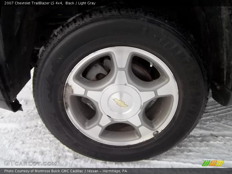 Black / Light Gray 2007 Chevrolet TrailBlazer LS 4x4