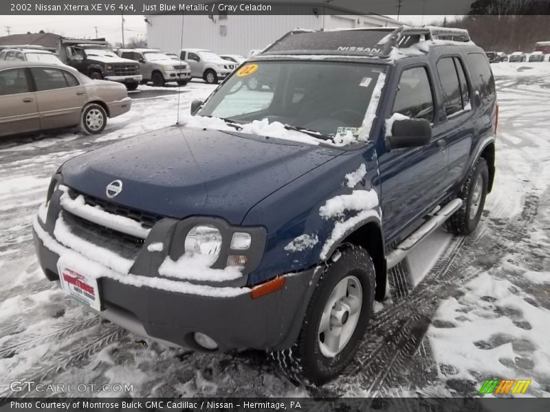 Just Blue Metallic / Gray Celadon 2002 Nissan Xterra XE V6 4x4