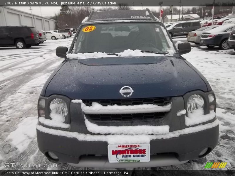 Just Blue Metallic / Gray Celadon 2002 Nissan Xterra XE V6 4x4