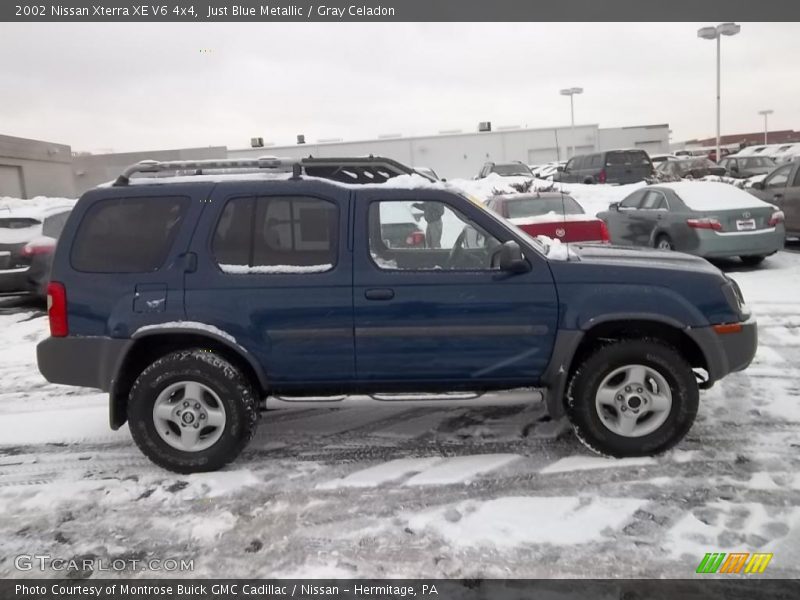 Just Blue Metallic / Gray Celadon 2002 Nissan Xterra XE V6 4x4