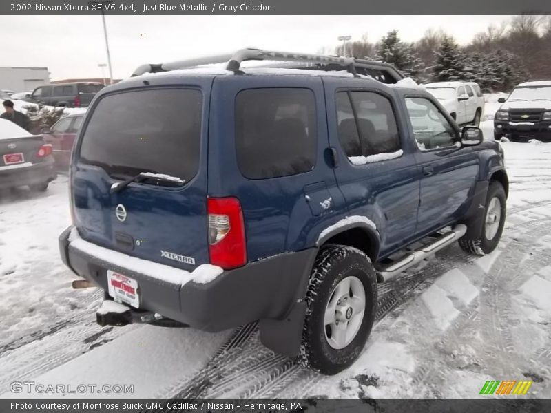 Just Blue Metallic / Gray Celadon 2002 Nissan Xterra XE V6 4x4