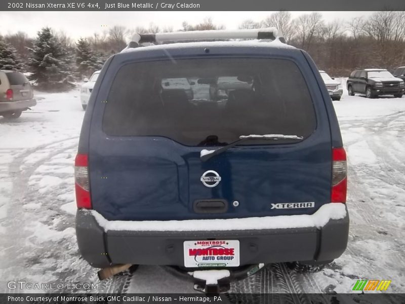 Just Blue Metallic / Gray Celadon 2002 Nissan Xterra XE V6 4x4