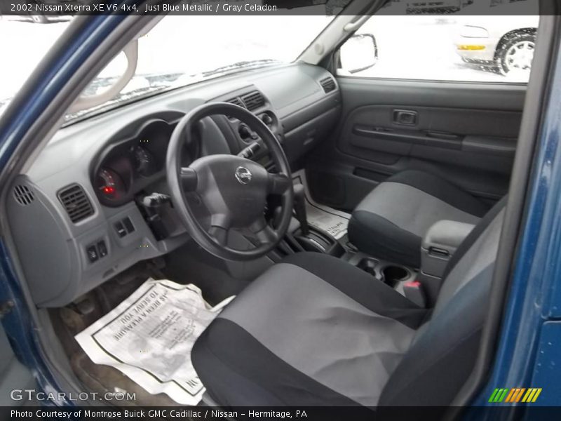 Just Blue Metallic / Gray Celadon 2002 Nissan Xterra XE V6 4x4