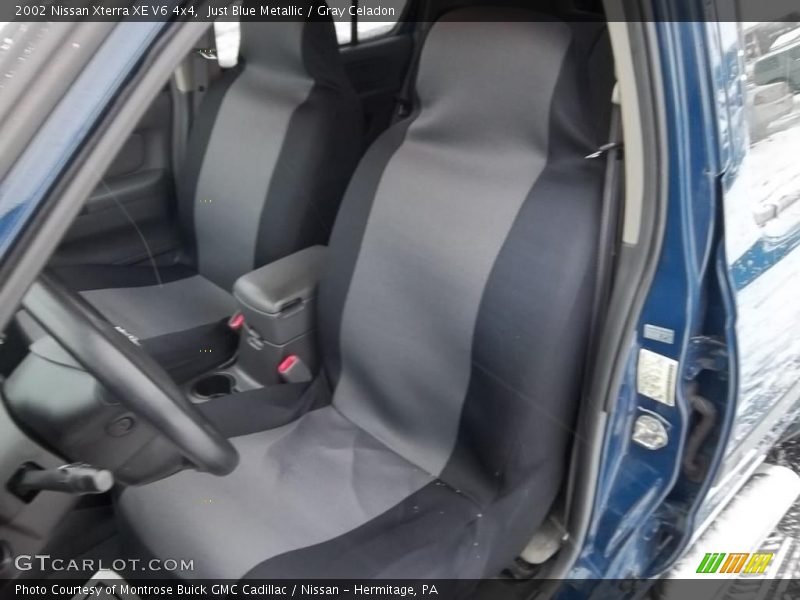 Just Blue Metallic / Gray Celadon 2002 Nissan Xterra XE V6 4x4