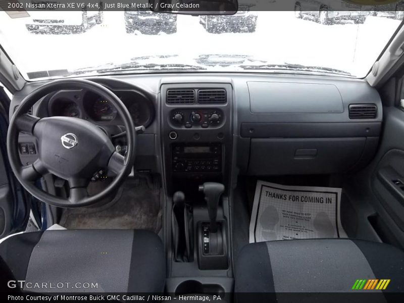 Just Blue Metallic / Gray Celadon 2002 Nissan Xterra XE V6 4x4