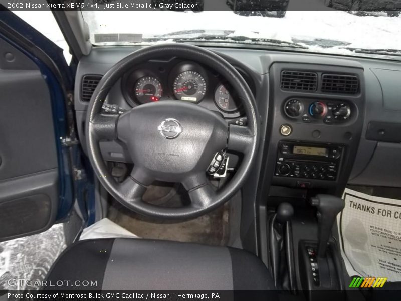 Just Blue Metallic / Gray Celadon 2002 Nissan Xterra XE V6 4x4
