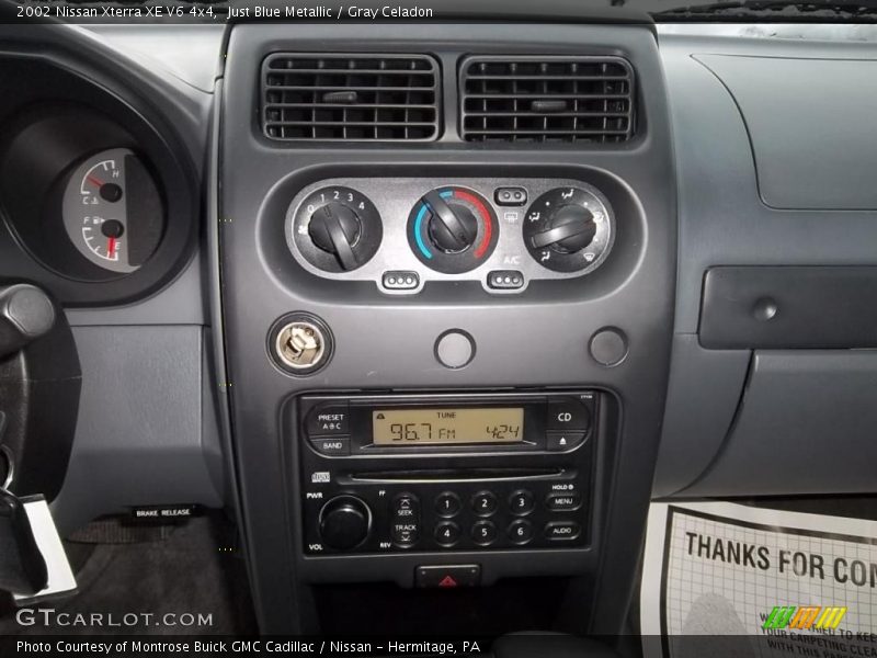 Just Blue Metallic / Gray Celadon 2002 Nissan Xterra XE V6 4x4