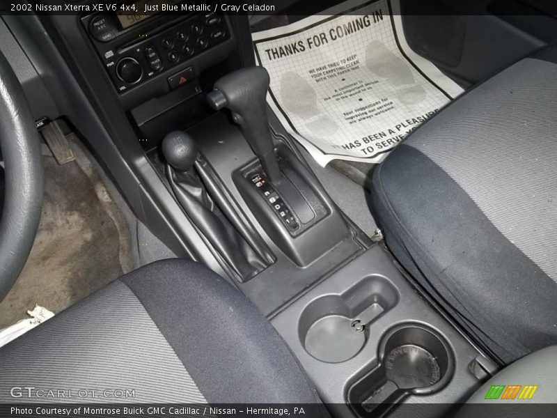 Just Blue Metallic / Gray Celadon 2002 Nissan Xterra XE V6 4x4