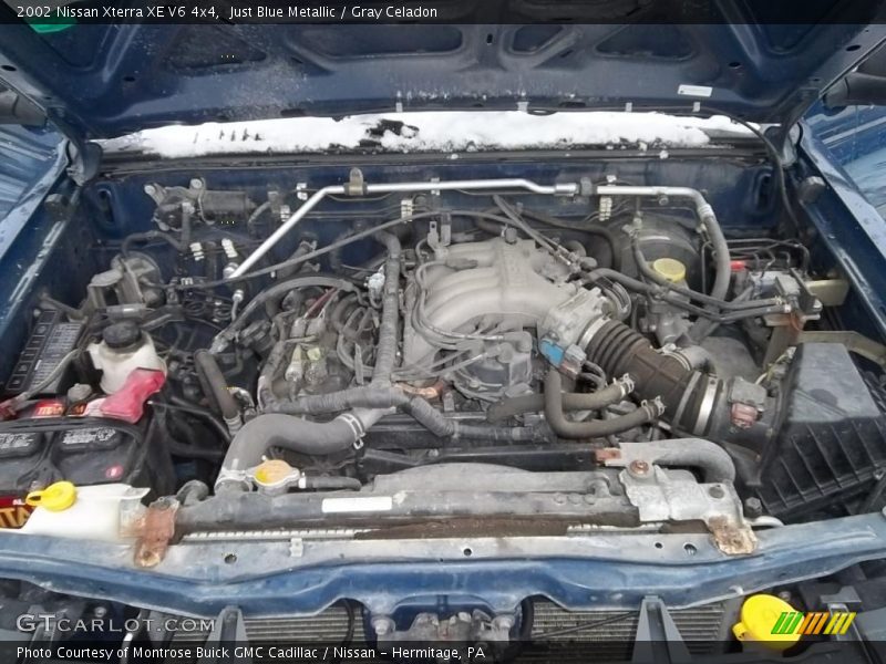Just Blue Metallic / Gray Celadon 2002 Nissan Xterra XE V6 4x4