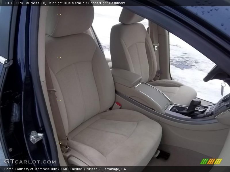 Midnight Blue Metallic / Cocoa/Light Cashmere 2010 Buick LaCrosse CX