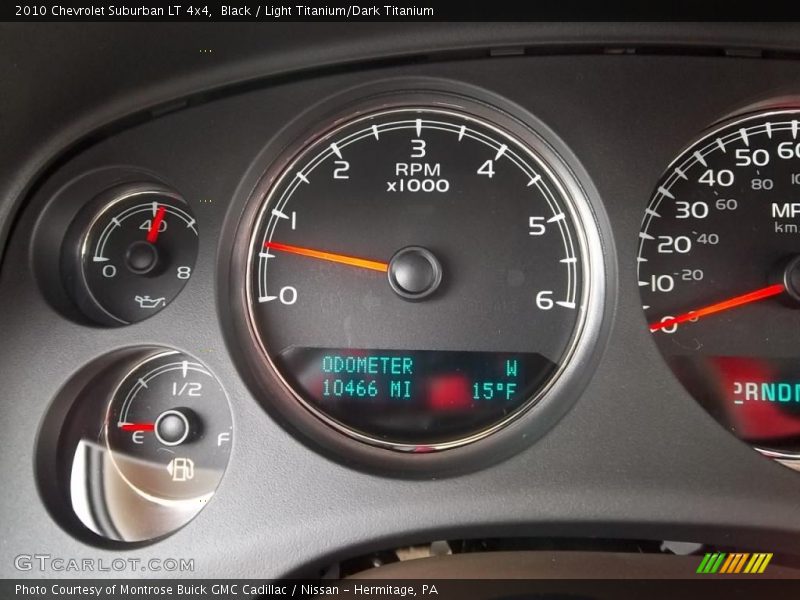 Black / Light Titanium/Dark Titanium 2010 Chevrolet Suburban LT 4x4