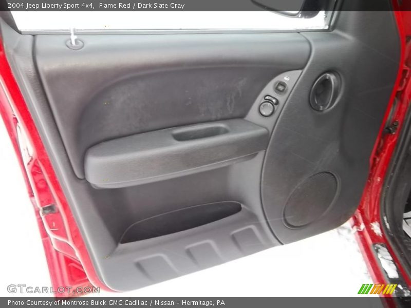 Flame Red / Dark Slate Gray 2004 Jeep Liberty Sport 4x4