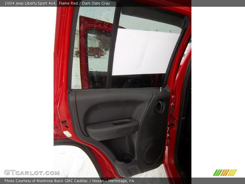 Flame Red / Dark Slate Gray 2004 Jeep Liberty Sport 4x4