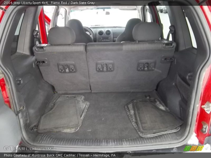 Flame Red / Dark Slate Gray 2004 Jeep Liberty Sport 4x4