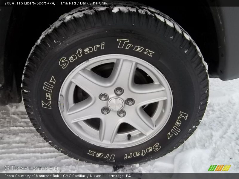 Flame Red / Dark Slate Gray 2004 Jeep Liberty Sport 4x4
