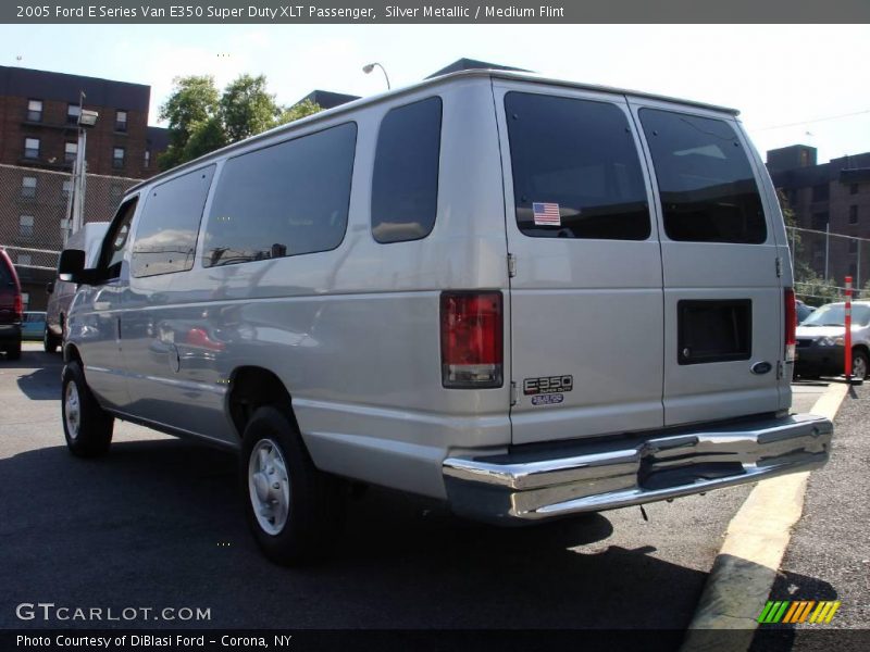 Silver Metallic / Medium Flint 2005 Ford E Series Van E350 Super Duty XLT Passenger