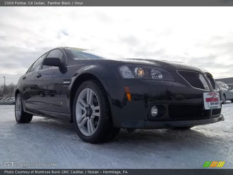 Panther Black / Onyx 2009 Pontiac G8 Sedan
