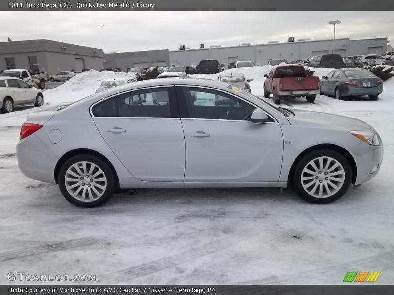 Quicksilver Metallic / Ebony 2011 Buick Regal CXL