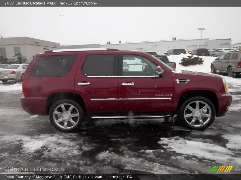 Red-E / Ebony/Ebony 2007 Cadillac Escalade AWD