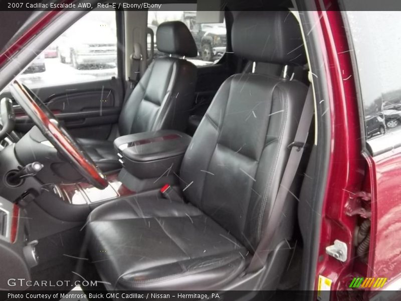 Red-E / Ebony/Ebony 2007 Cadillac Escalade AWD