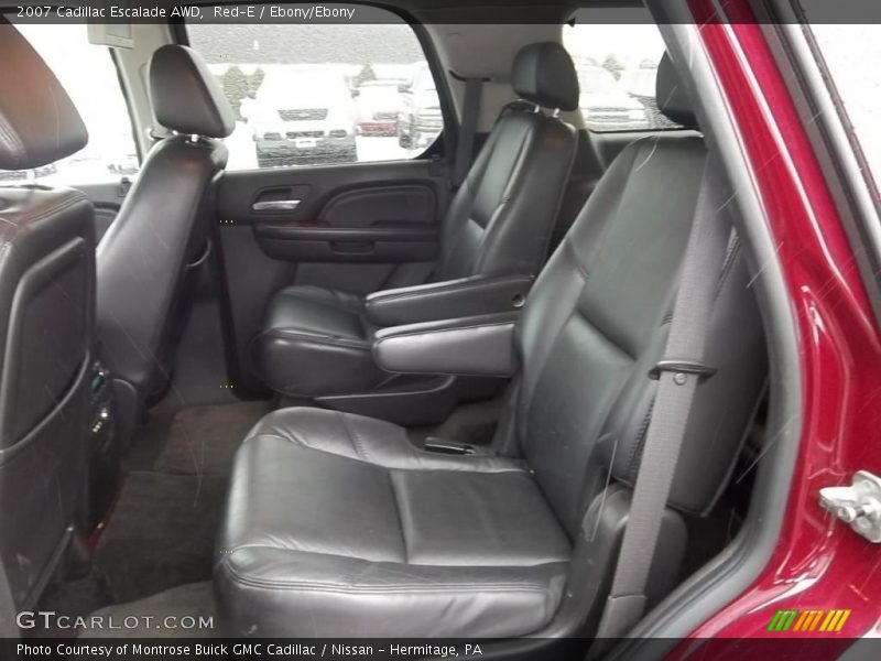 Red-E / Ebony/Ebony 2007 Cadillac Escalade AWD