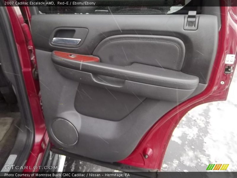 Red-E / Ebony/Ebony 2007 Cadillac Escalade AWD