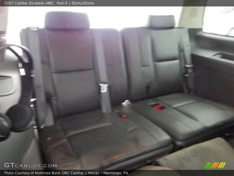 Red-E / Ebony/Ebony 2007 Cadillac Escalade AWD