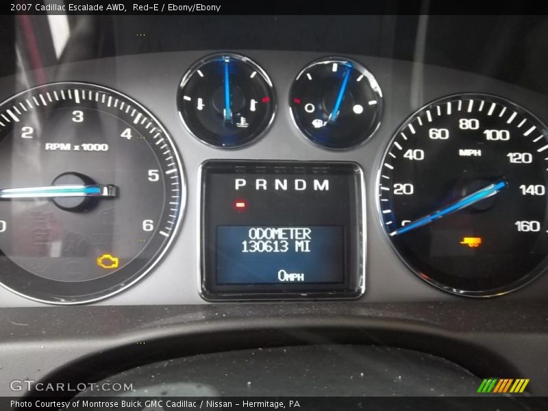 Red-E / Ebony/Ebony 2007 Cadillac Escalade AWD