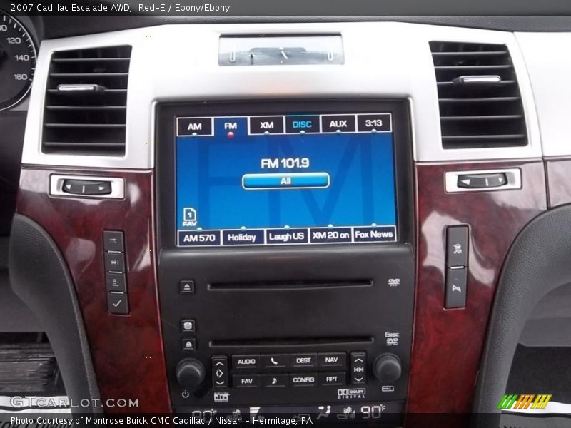 Red-E / Ebony/Ebony 2007 Cadillac Escalade AWD