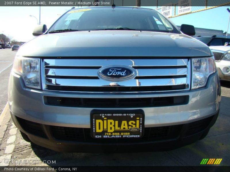 Pewter Metallic / Medium Light Stone 2007 Ford Edge SE AWD