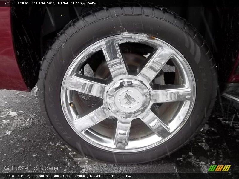 Red-E / Ebony/Ebony 2007 Cadillac Escalade AWD