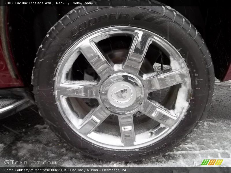 Red-E / Ebony/Ebony 2007 Cadillac Escalade AWD