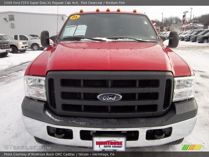 Red Clearcoat / Medium Flint 2006 Ford F350 Super Duty XL Regular Cab 4x4