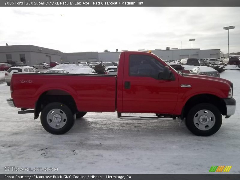Red Clearcoat / Medium Flint 2006 Ford F350 Super Duty XL Regular Cab 4x4