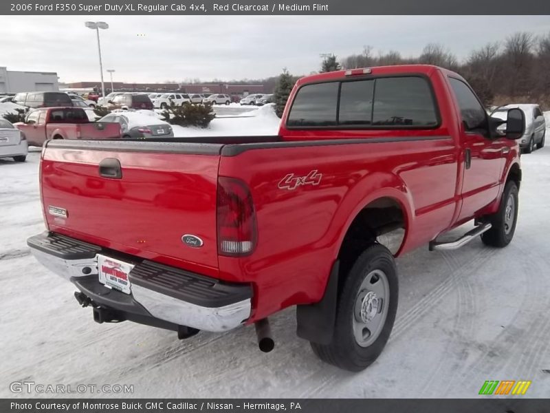 Red Clearcoat / Medium Flint 2006 Ford F350 Super Duty XL Regular Cab 4x4