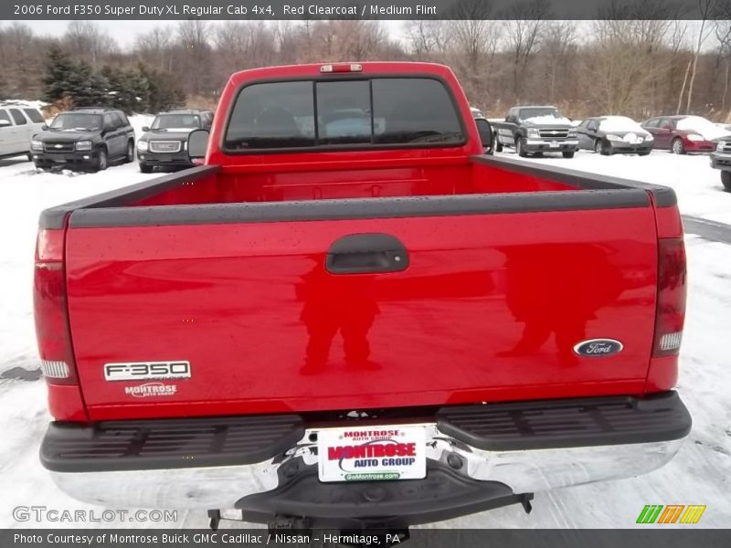 Red Clearcoat / Medium Flint 2006 Ford F350 Super Duty XL Regular Cab 4x4