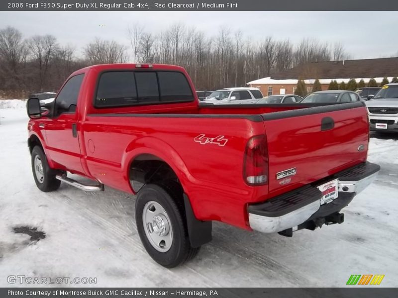 Red Clearcoat / Medium Flint 2006 Ford F350 Super Duty XL Regular Cab 4x4