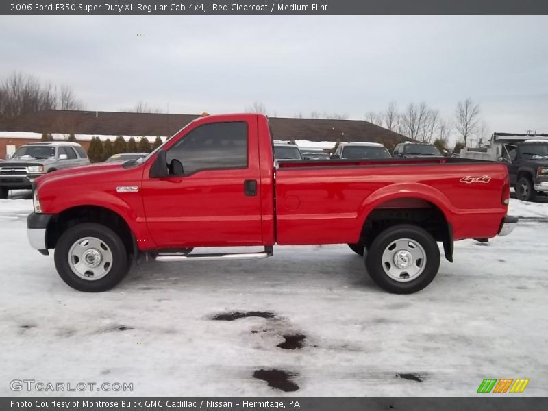 Red Clearcoat / Medium Flint 2006 Ford F350 Super Duty XL Regular Cab 4x4