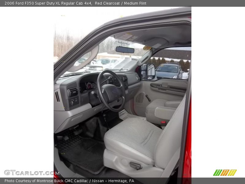 Red Clearcoat / Medium Flint 2006 Ford F350 Super Duty XL Regular Cab 4x4