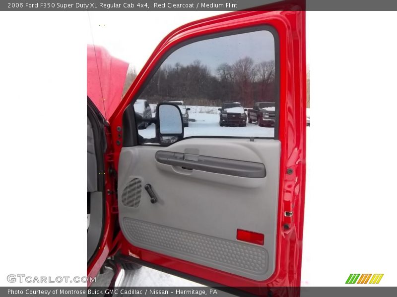 Red Clearcoat / Medium Flint 2006 Ford F350 Super Duty XL Regular Cab 4x4