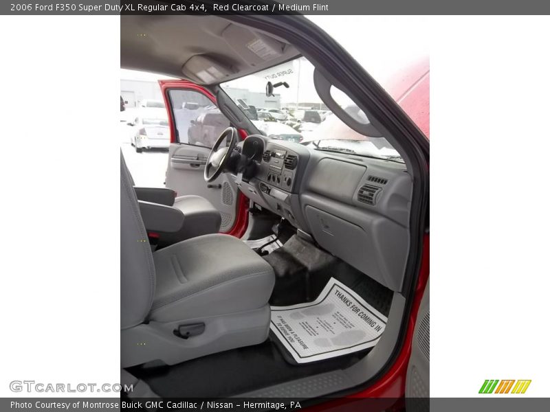Red Clearcoat / Medium Flint 2006 Ford F350 Super Duty XL Regular Cab 4x4